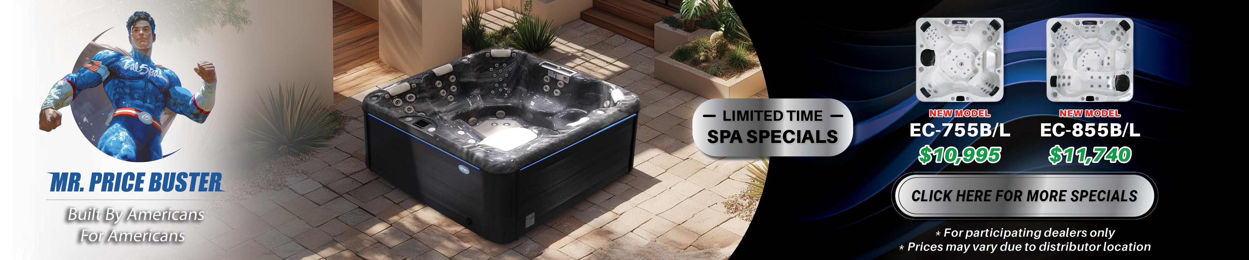 Calspas hot tub being used in a family setting - Hampton